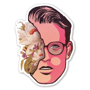 Flower Face stickers