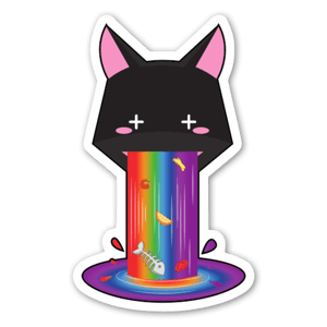 Sickawai Cat sticker