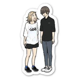 Books: Two of the main characters of "Peki Otoko and Gara"