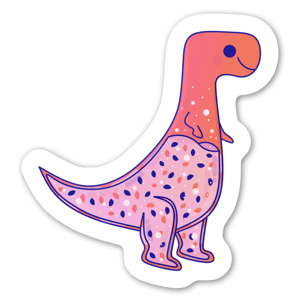 Cute Pink T-rex