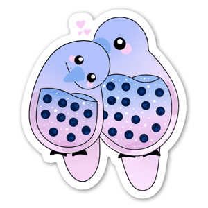 Bubbletea lovebirds