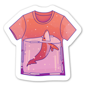 Whale that lives in a t-shirt