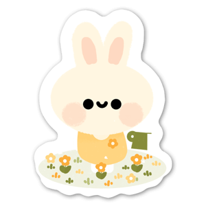 Gardening Bunny Rabbit