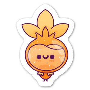 Cute Cartoon Fire Creature