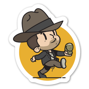 Collectible sticker series