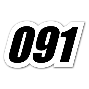 Racing sticker 091